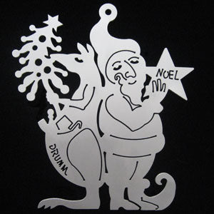 Don Drumm Santa with Kangaroo Ornament