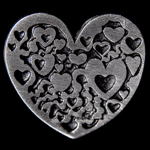 Don Drumm Flat Heart Pin