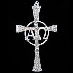 Don Drumm Alpha Omega Cross Pendant