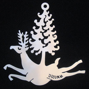 Don Drumm Reindeer with Tree Ornament