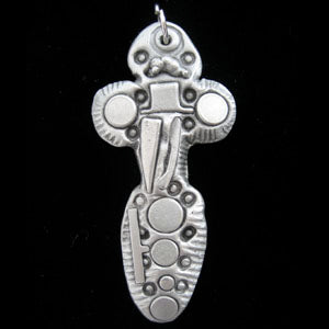 DISC Don Drumm Abstract Peace Cross Pendant