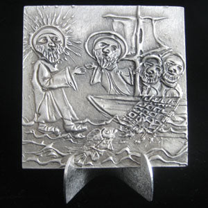 Don Drumm Jesus Walks on Water Tile