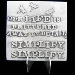 Don Drumm "Simplify, Simplify" Tile