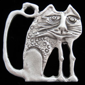 DISC Don Drumm Sitting Cat Pin