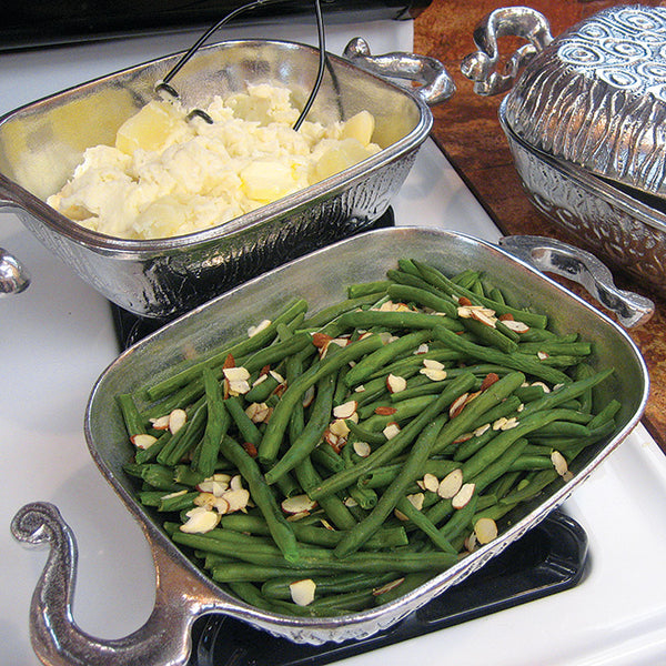 Both sides can be used on the stove top or oven