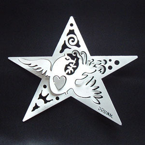 Don Drumm Dove with Star Ornament