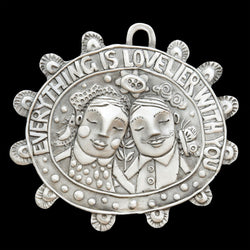 Leandra Drumm "Everything is Lovelier with You" Ornament