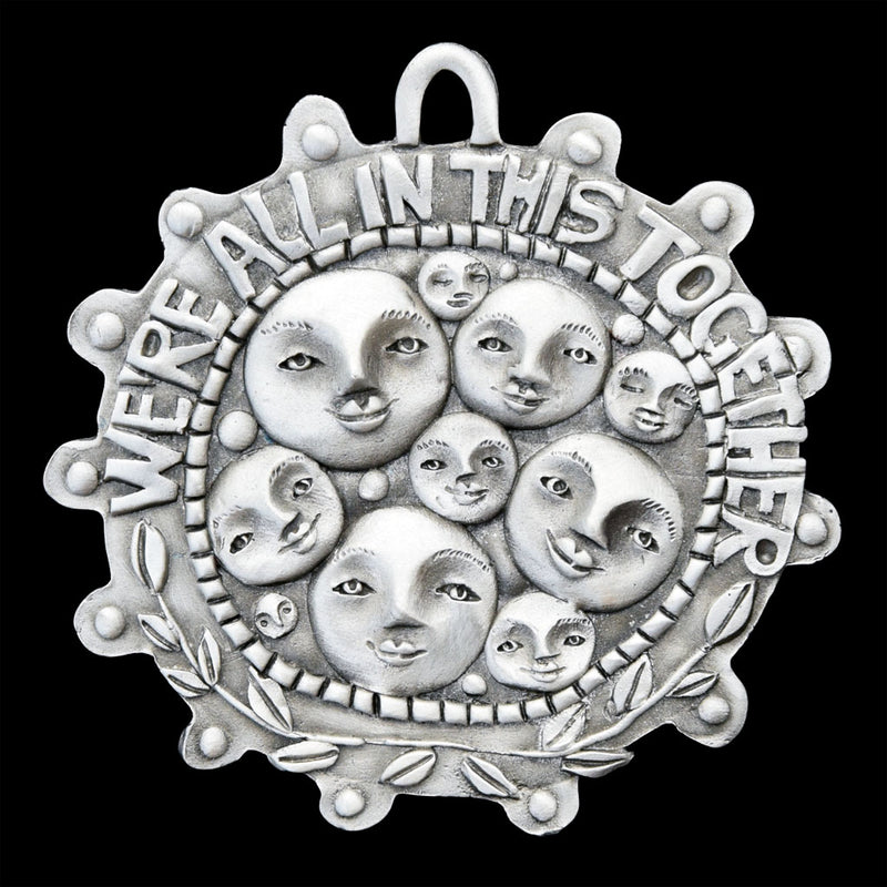 Akron Artist, Leandra Drumm. We're all in this together Ornament 2020