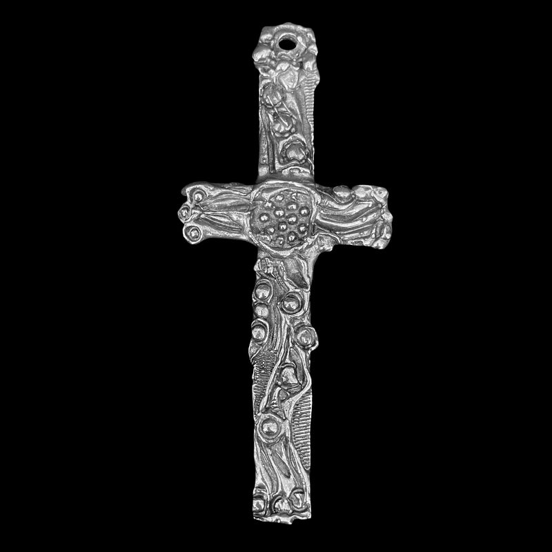 Abstract Pebbles Center Cross Wall Hanging